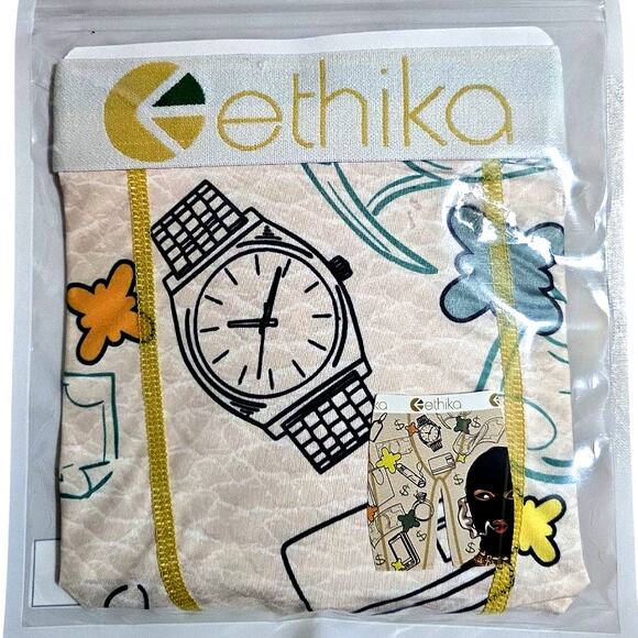 Ethika Boxer Briefs Mens Staple Scammachick Small Stretch Athletic Underwear NWT - Picture 1 of 6